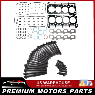 for 2011-2020 Chrysler Dodge Jeep Ram 6.4L V8 Cylinder Head Gasket Bolts Set Foto 1 de 4