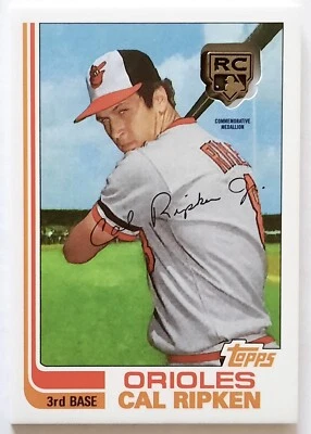 Cal Ripken Jr 2020 Topps RC Retro RC Logo Medallion Card #RCR-CR - HOF - Orioles - Image 1 of 2