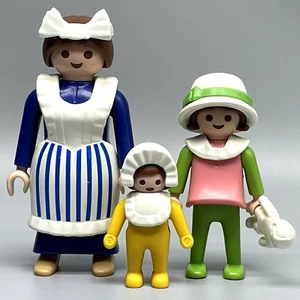 Playmobil Victorian Nanny Female Adult Figure Children Baby Infant Maid VTG 5502 - Picture 1 of 3