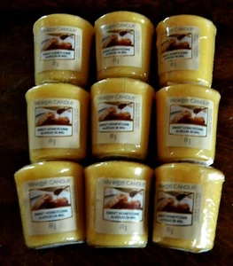 Yankee Candle VOTIVS, Sweet Honeycomb, colección 9 piezas, raro - Imagen 1 de 1