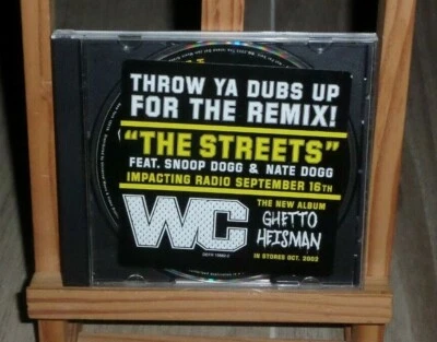WC THE STREETS REMIX 3 TRACK PROMO CD SINGLE SNOOP DOGG NATE DOGG GHETTO HEISMAN Foto 1 de 4