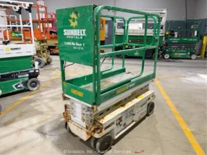 2016 Hybrid HB-1430 14' Electric Scissor Lift Manlift Aerial Platform bidadoo - Picture 1 of 12