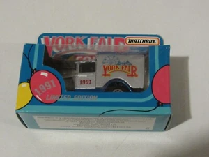 Matchbox York Fair 1991 Ford Delivery Truck Silver New - Picture 1 of 2
