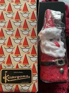 Vintage Kameyama Christmas Candle Santa Japan Japanese - Picture 1 of 5