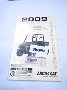 ARCTIC CAT  2258-303 2009 UTV PROWLER XT / XTX OPERATORS MANUAL COPYRIGHT 2008 - Bild 1 von 5