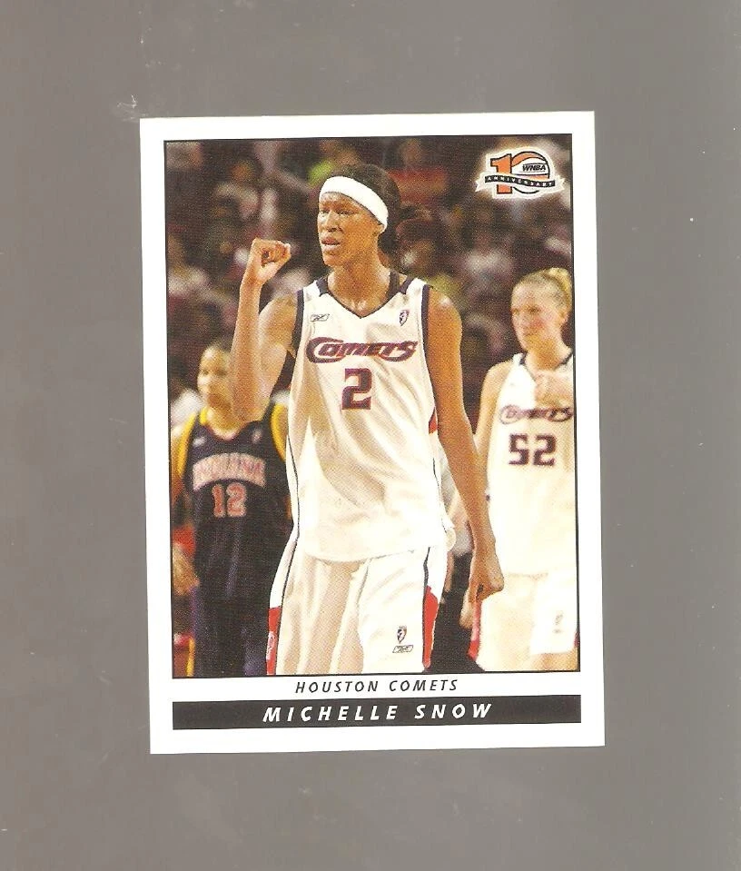 michelle snow  2006 wnba base card,tennessee,houston comets #105 - Image 1 of 1