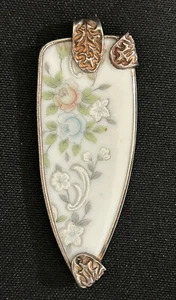 Blumen Anhänger Porzellan Stück Vintage Künstler hergestellt - Bild 1 von 4