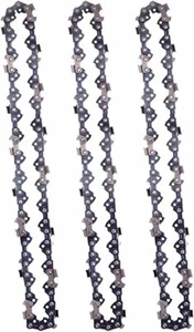 3 Pack 16 Inch Chainsaw Chain 3/8" LP Pitch .050'' Gauge 56 Drive Links - Picture 1 of 8