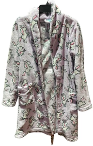 Lightning Bug Girl's Unicorn Robe Light Purple Size L (10/12) - Picture 1 of 2