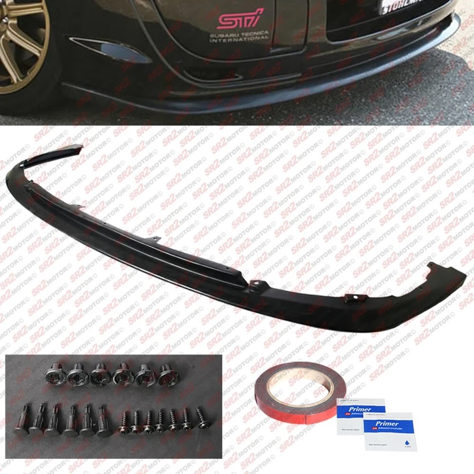 For 04-05 Subaru Impreza WRX STi V-Limited PU Front Body Bumper Lip Splitter Kit - Image 1 of 1