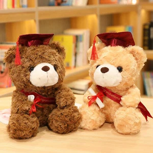 Grad Cap Stuffed Cute Bear Toy 2023 Graduation Bear Doll Graduation Gift 28cm - Picture 1 of 15