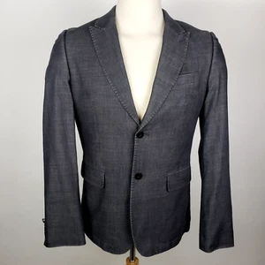 House Of Howe Blazer Jacket Mens 40 Gray Cowboy Punk Gentleman Tshirt sport coat - Picture 1 of 15
