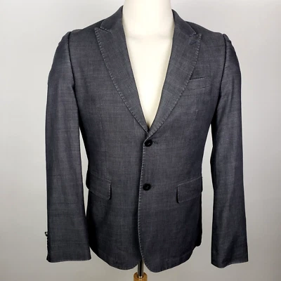 House Of Howe Blazer Jacket Mens 40 Gray Cowboy Punk Gentleman Tshirt sport coat - Image 1 of 4