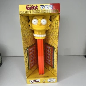 New In Box 2003 The SIMPSONS LISA Giant Pez Dispenser talking Lisa over 12” tall - Picture 1 of 5