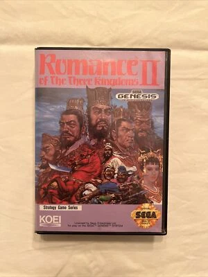 Romance of the Three Kingdoms II(世嘉创世记,1992)游戏和盒子 — 第 1/3 张图片