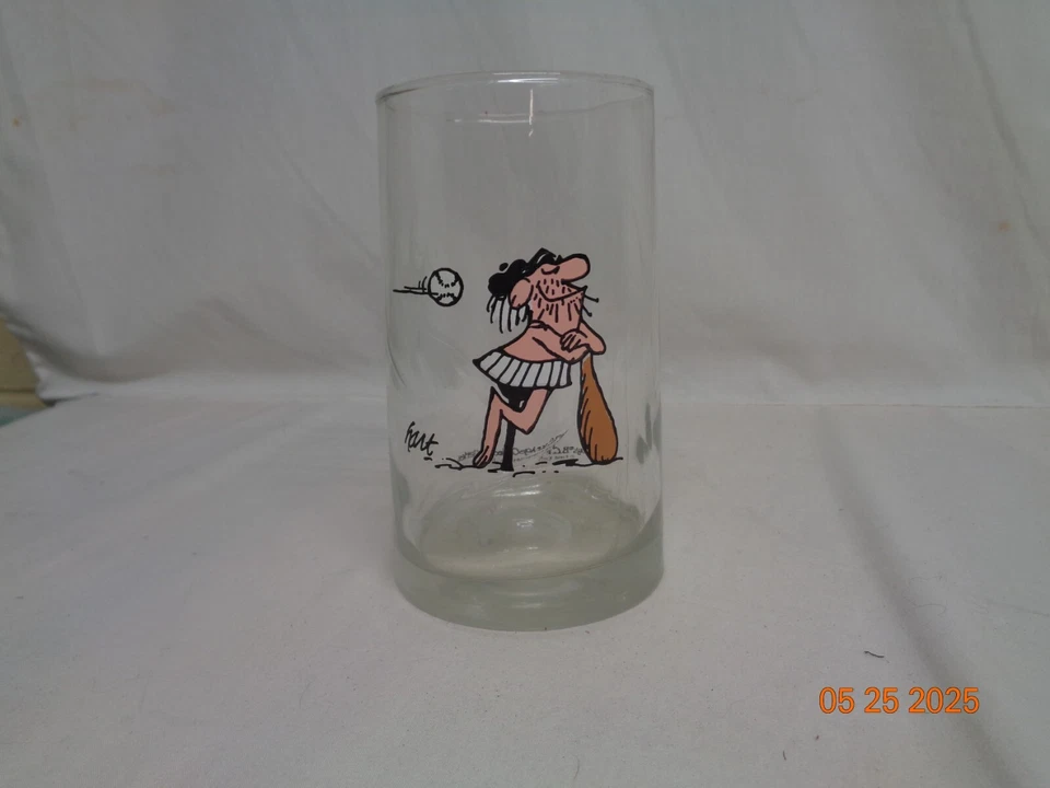  Arby’s 1981 BC Ice Age Comic Collector Glass Johnny Hart design - Image 1 of 1