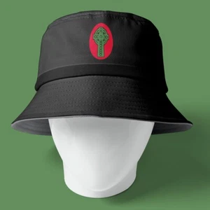 Celtic 1888 Glasgow In It's Style Black Bucket Hat Irish Bhoys Rebel Celts - Picture 1 of 1