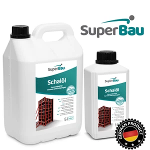SuperBau Schalöl Trennmittel für Formen und Schalungen Schalplatten 1 und 5L - Bild 1 von 20
