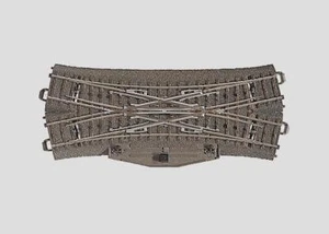 Märklin 24624 doble cruce 24,3° - longitud 188,3 mm, H0 - Imagen 1 de 1