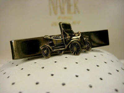 Barra de Automóvil Ford Modelo T Tono Bronce Años 50 Forma Deslizante Barra Cierre Corbata Foto 1 de 4