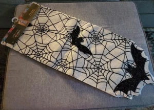 Halloween Cynthia Rowley Table Runner  BATS WEB  14"x72" - Picture 1 of 6