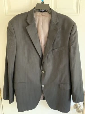Daniel Cremieux Loro Piana Suit Jacket Mens 46R Black Wool Blazer Super 130s - Image 1 of 4