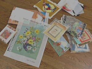 Bucilla dimension Disney kit Linda sunset cross stitch assorted needlepoint lot - Picture 1 of 7