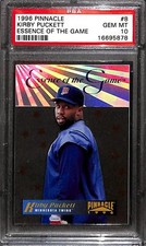 1996 PINNACLE ESSENCE OF THE GAME #8 KIRBY PUCKETT PSA 10 16695878
