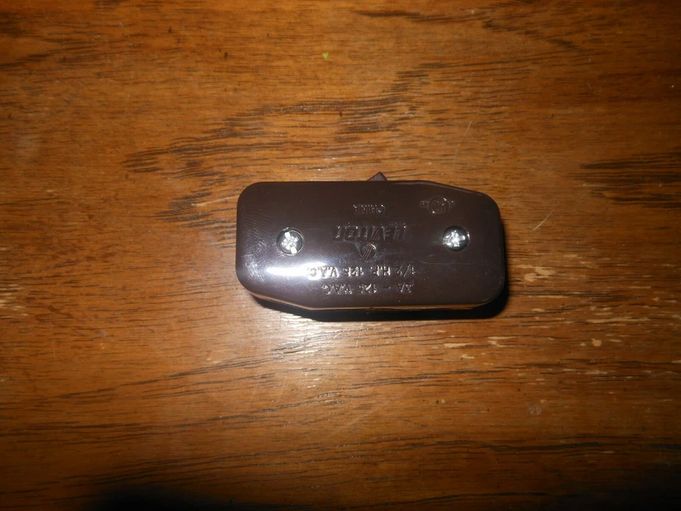 New Leviton In Line Switch In Brown Model 5410B - Image 1 of 3