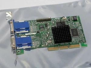 Matrox Millenium G450 DUAL HEAD, 16MB, 64 BIT, AGP 2x/4x, G45-MA16DLXB - WORKING - Picture 1 of 3