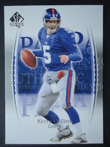 NFL 6 Kerry Collins New York Giants Upper Pont MVP 2003 - Picture 1 of 1