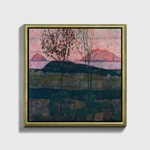 Stampa su Carta, Tela, Quadro o Cornice Egon Schiele Setting Sun - Imagen 1 de 9