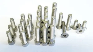 Honda CD175 A - Sloper - Engine Covers Bolts Set - Stainless Steel - Picture 1 of 1