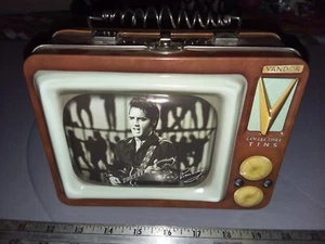 Elvis Presley Vandor Sammeldosen TV Brotdose mit Echtheitszertifikat & Sicherheitsausweis NM - Bild 1 von 15