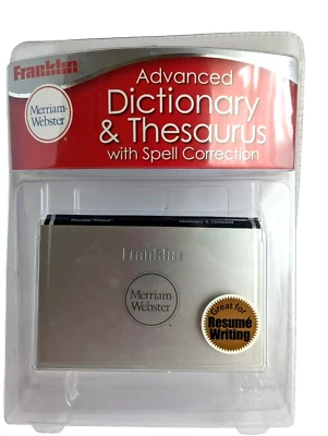 Franklin Merriam Webster Advanced Dictionary Thesaurus Spell Correction MWD1500 - Image 1 of 4