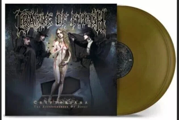 Cradle Of Filth – Cryptoriana - The Seductiveness Of Decay - Gold 2 LP Vinyl NEW - Image 1 of 1