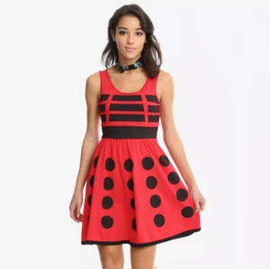 Her Universe Doctor Who rotes Dalek Kleid, Doctor Who Kleid - Bild 1 von 4