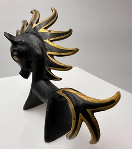 Walter Bosse ? Rare sujet en bronze "Horse" Austria 1950s - Picture 1 of 12