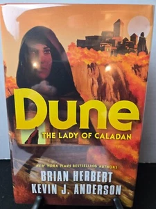 Signed x2 Herbert, Brian Anderson Kevin J. Dune The Lady of Caladan HCDJ 1st/1st - Picture 1 of 11