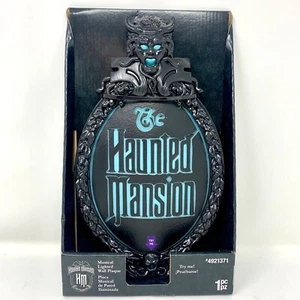 Targa da parete musicale Disney The Haunted Mansion illuminata decorazione Halloween gemma - Foto 1 di 2