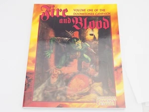 GW WARHAMMER FANTASY ROLEPLAY - FIRE & BLOOD. 1996. GREEN 1556 - Picture 1 of 2