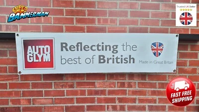 Auto Glym Detailing Banner for Garage, Workshop, Showroom, Business etc