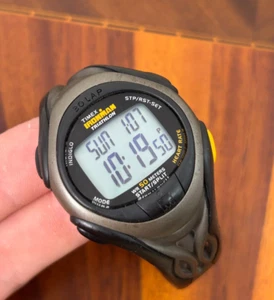 Timex Ironman Triathlon Men's Watch Digital Day Date 30 Lap 40mm - New Battery - Picture 1 of 6