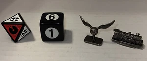 Harry Potter Scene It Deluxe Edition Replacement Dice & 2 Tokens - Picture 1 of 4