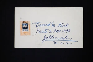 Yemen Stamped Early Cover to US - Picture 1 of 2