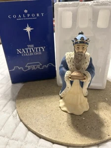 Vtg Coalport by Wedgwood Wise Man w/ Crown 1997 The Nativity Collection NIB - Picture 1 of 12