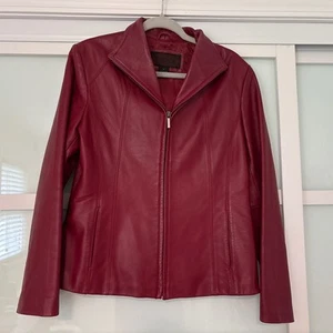 Rote Lederjacke Siena Md Damen - Bild 1 von 11