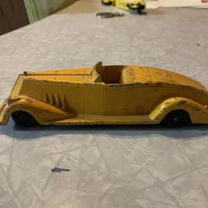 Vintage Metal Masters Co Spielzeugauto Auto Roadster Metallguss 7" reparaturbedürftig gebraucht - Bild 1 von 7