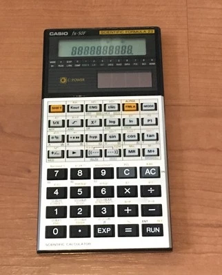 Taschenrechner CASIO FX-50F Scientific Calculator rar Vintage, Zustand OK - Bild 1 von 4
