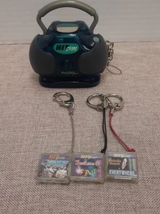 Hit Clips Boombox Classic Tiger Electronics 3 Hit Clips Included Nsync Jackson 5 - Picture 1 of 8